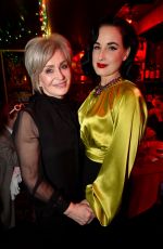 DITA VON TEESE at Ozzy Osbourne Global Tattoo and Album Listening Party in Los Angeles 02/20/2020