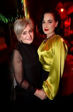 DITA VON TEESE at Ozzy Osbourne Global Tattoo and Album Listening Party in Los Angeles 02/20/2020
