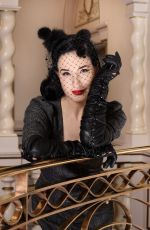 DITA VON TEESE Promote Her New Tour Glamonatrix at Palladium Theatre in London 01/31/2020