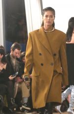 DOUTZEN KROES at Proenza Schouler Runway Show at New York Fashion Week 02/10/2020