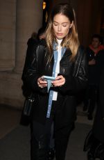 DOUTZEN KROES Leaves Isabel Marant Fashion Show in Paris 02/27/2020