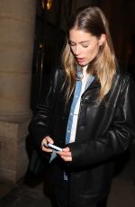 DOUTZEN KROES Leaves Isabel Marant Fashion Show in Paris 02/27/2020