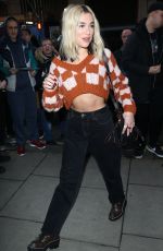 DUA LIPA Arrives at BBC Studios in London 02/01/2020