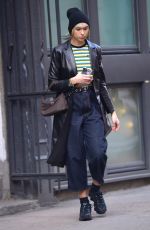 DUA LIPA Leaves Her Apartment in New York 02/19/2020