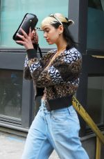 DUA LIPA Leaves Hher Apartment in New York 02/20/2020