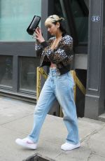 DUA LIPA Leaves Hher Apartment in New York 02/20/2020
