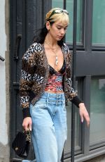 DUA LIPA Leaves Hher Apartment in New York 02/20/2020