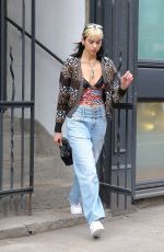 DUA LIPA Leaves Hher Apartment in New York 02/20/2020