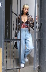 DUA LIPA Leaves Hher Apartment in New York 02/20/2020