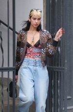 DUA LIPA Leaves Hher Apartment in New York 02/20/2020