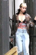 DUA LIPA Leaves Hher Apartment in New York 02/20/2020