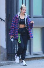 DUA LIPA Out in New York 02/21/2020
