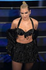 DUA LIPA Performs at 70th Sanremo Italian Music Festival 02/07/2020