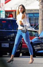 EIZA GONZALEZ in Denim Out for Coffee in West Hollywood 02/11/2020