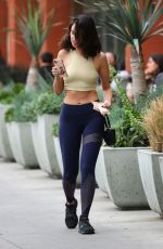 EIZA GONZALEZ in Tights Leaves Erewhon Market in Los Angeles 02/27/2020