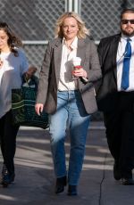ELISABETH MOSS Arrives at Jimmy Kimmel Live in Los Angeles 02/25/2020