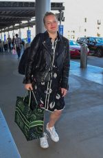 ELISABETH MOSS at Los Angeles International Airport 02/14/2020