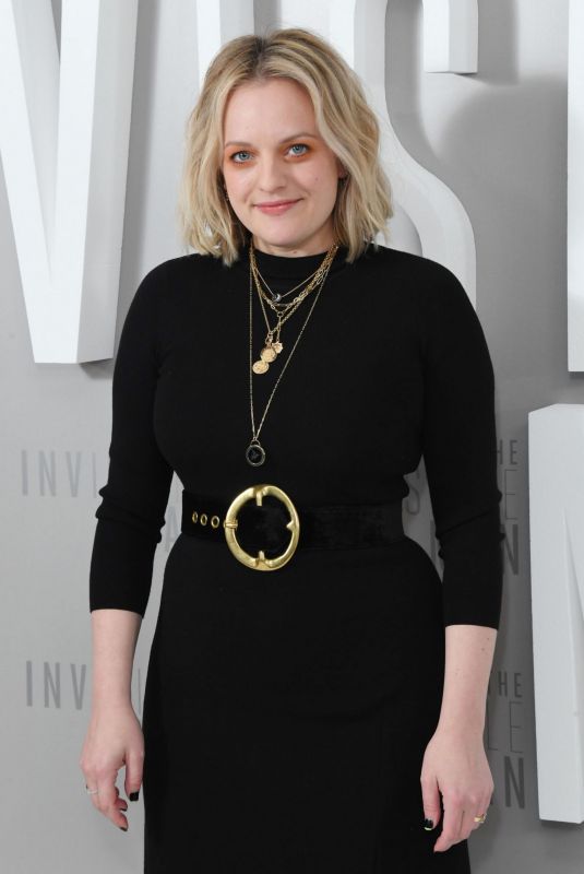 ELISABETH MOSS at The Invisible Man Premiere in London 02/18/2020