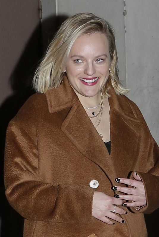 ELISABETH MOSS Night Out n Paris 02/17/2020
