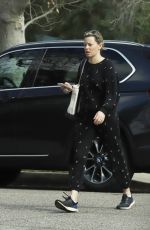 ELIZABETH BANKS Out for Iced Coffee in Los Angeles 02/24/2020
