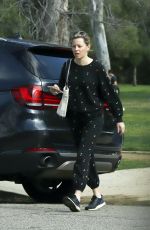 ELIZABETH BANKS Out for Iced Coffee in Los Angeles 02/24/2020