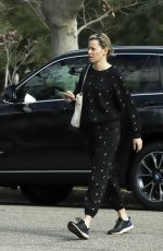 ELIZABETH BANKS Out for Iced Coffee in Los Angeles 02/24/2020