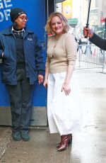 ELIZABETH MOSS Arrives at GMA Studios in New York 02/26/2020
