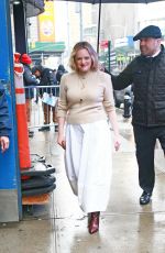 ELIZABETH MOSS Arrives at GMA Studios in New York 02/26/2020