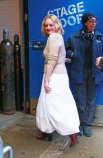 ELIZABETH MOSS Arrives at GMA Studios in New York 02/26/2020