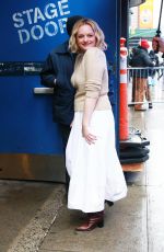 ELIZABETH MOSS Arrives at GMA Studios in New York 02/26/2020