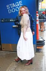 ELIZABETH MOSS Arrives at GMA Studios in New York 02/26/2020