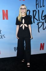 ELLE FANNING at All the Bright Places Special Screening in Hollywood 02/24/2020