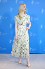 ELLE FANNING at The Roads Not Taken Photocall 02/26/2020