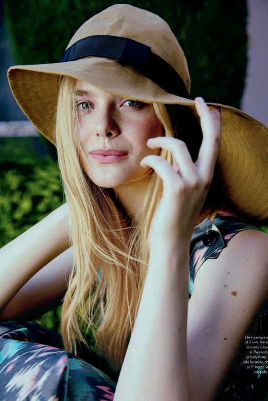 ELLE FANNING in Elle Magazine, Italy February 2020
