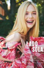 ELLE FANNING in Elle Magazine Portugal March 2020