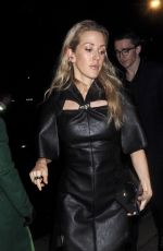 ELLIE GOULDING Arrives at Bafta Vogue x Tiffany Fashion and Film After-party in London 02/02/2020