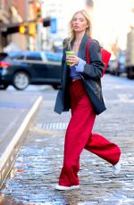 ELSA HOKS Out and About in New York 02/27/2020