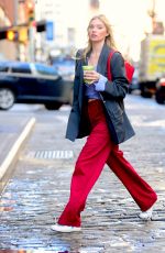 ELSA HOKS Out and About in New York 02/27/2020