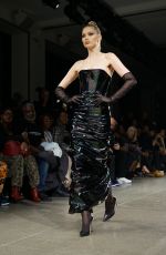 ELSA HOSK at Laquan Smith Runway Show at New York Fashion Week 02/08/2020