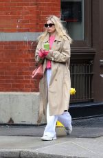ELSA HOSK in Denim Out in New York 02/27/2020