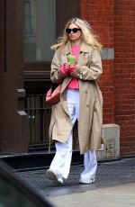 ELSA HOSK in Denim Out in New York 02/27/2020