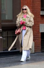 ELSA HOSK in Denim Out in New York 02/27/2020