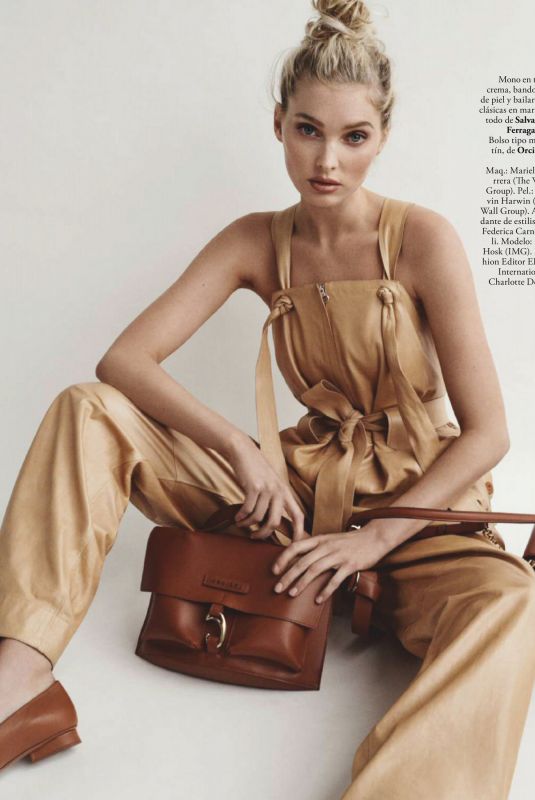 ELSA HOSK in Elle Magazine, Spain March 2020