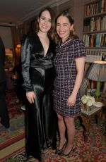 EMILIA CLARKE at Charles Finch and Chanel Pre-Bafta Party in London 02/01/2020
