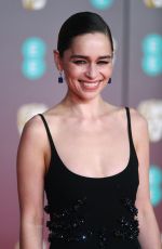 EMILIA CLARKE at EE British Academy Film Awards 2020 in London 02/01/2020