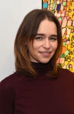 EMILIA CLARKE at Gommie Exhibition at Messums in London 02/08/2020
