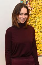 EMILIA CLARKE at Gommie Exhibition at Messums in London 02/08/2020