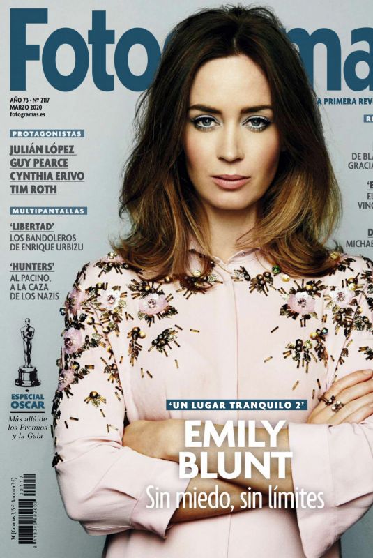 EMILY BLUNT in Fotograms Magazine, March 2020