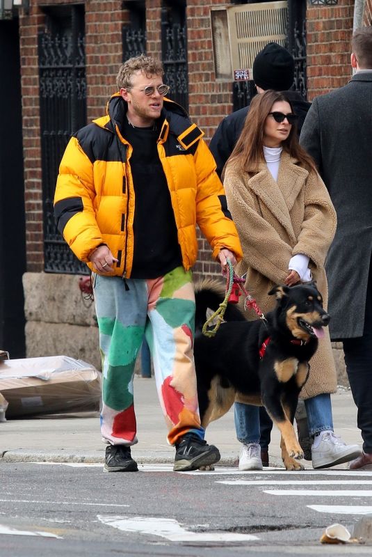 EMILY RATAJKOWSKI and Sebastian Bear McClard Out in New York 02/16/2020