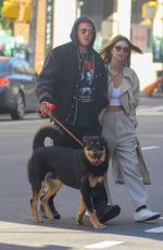 EMILY RATAJKOWSKI and Sebastian Bear McClard Out with Their Dog in New York 02/17/2020
